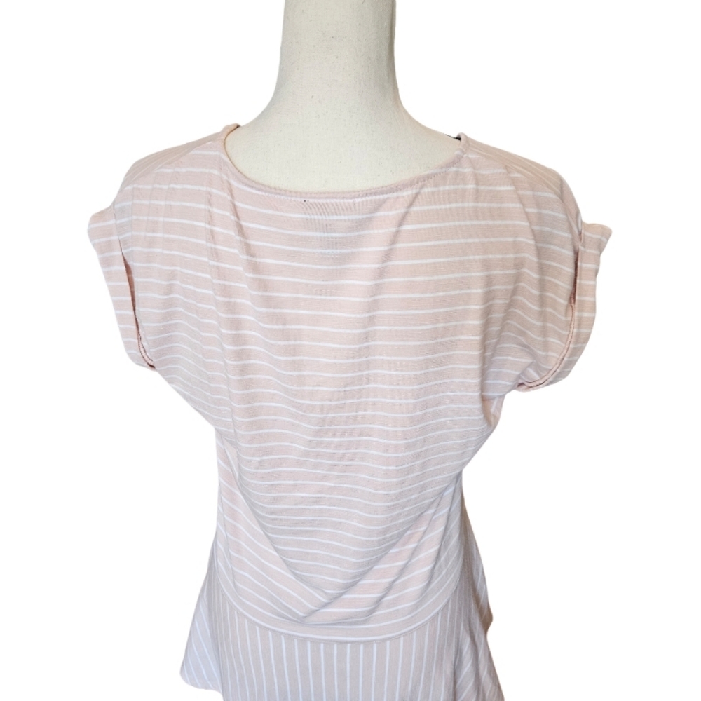 Jones New York Pink Striped Top - Picture 7 of 12